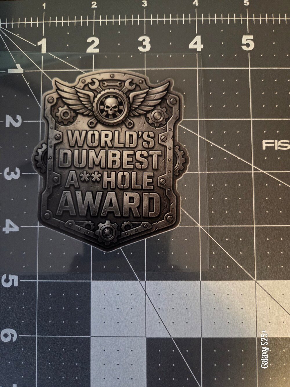 Dumb @ssh0le sticker decal